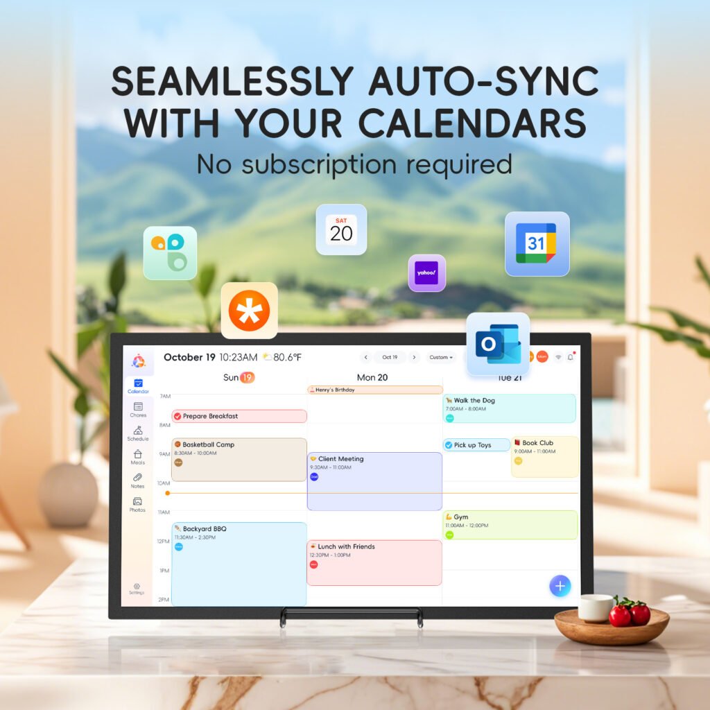 Smart digital calendar