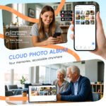 Digital calendar with photo frame feature