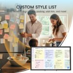 touchscreen digital calendar for family organization