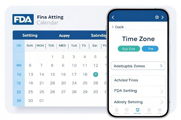 How to Set the FDA Digital Calendar for Your Time Zone