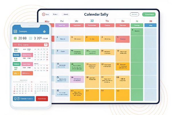 Digital calendar for family