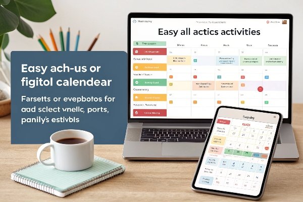 How Digital Calendars Help Parents Manage School and Extracurricular Activities