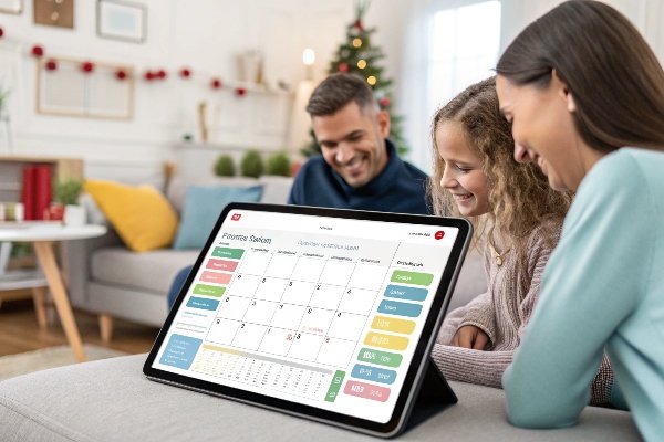 Digital Calendar for Holidays